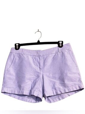 J. Crew Shorts Women’s 10 Lavender 5” Inseam Casual Chino 100% Cotton